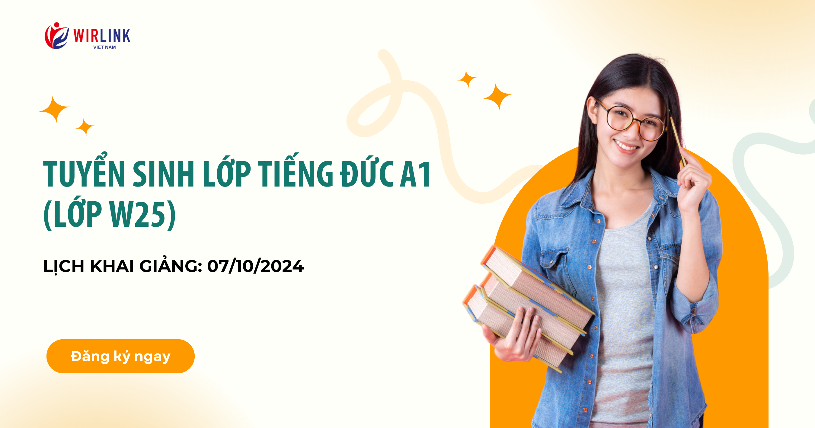 THÔNG BÁO TUYỂN SINH LỚP TIẾNG ĐỨC A1 MỚI (LỚP W25)