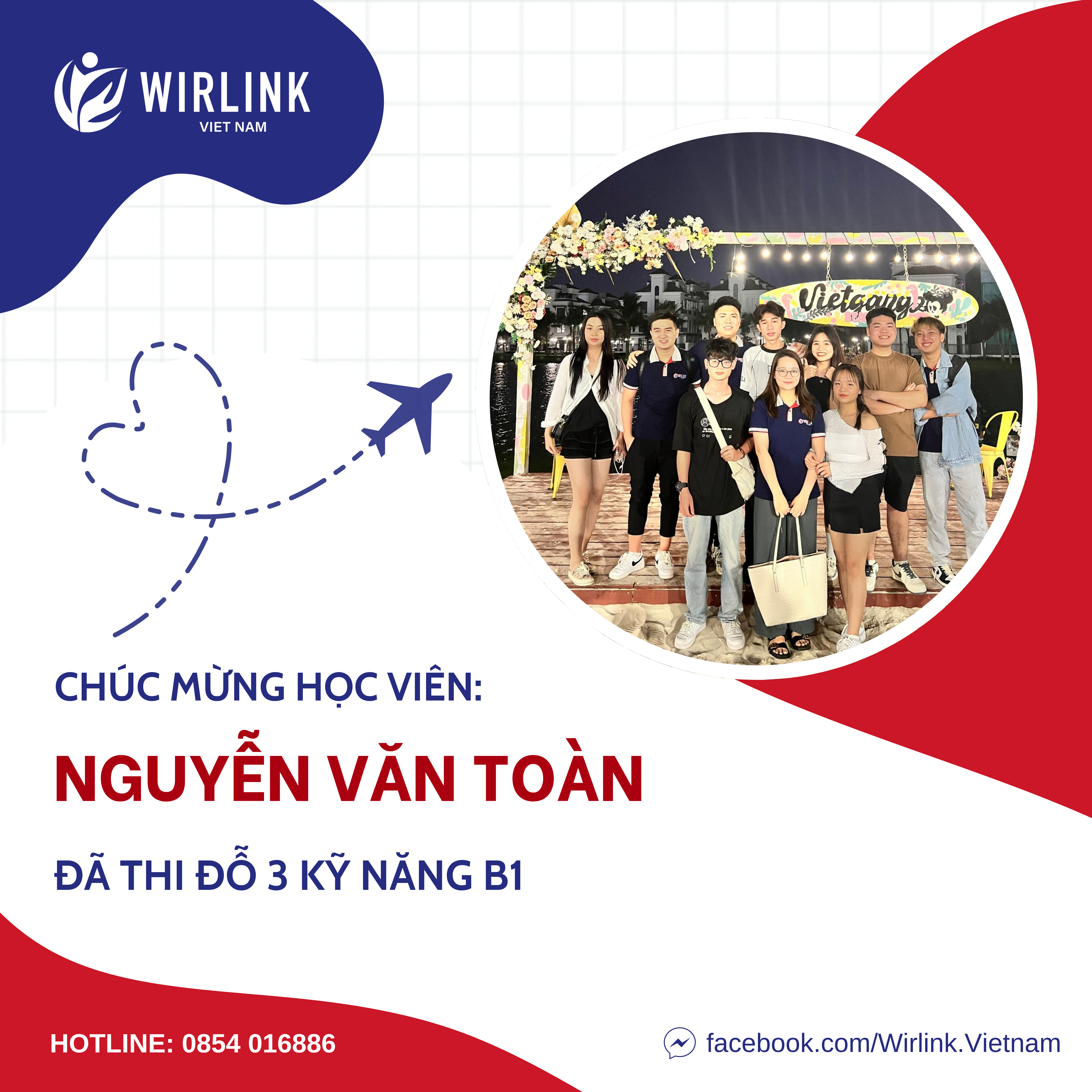 Kết quả thi B1 của học viên WirLink (update tháng 06/2025)