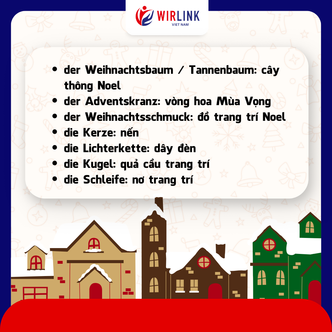 Từ vựng chủ đề Giáng sinh (Weihnachten)