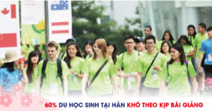 60% du học sinh quốc tế gặp khó khăn khi theo kịp bài giảng Đại học Hàn Quốc