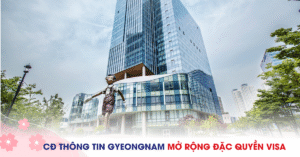 Cao đẳng Thông tin Gyeongnam mở rộng “đặc quyền” visa đón du học sinh định cư