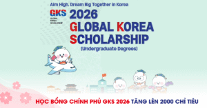 Chính phủ Hàn Quốc sẽ tăng chỉ tiêu học bổng Global Korea Scholarship (GKS) bậc sau đại học lên 2.000 suất trong năm 2026
